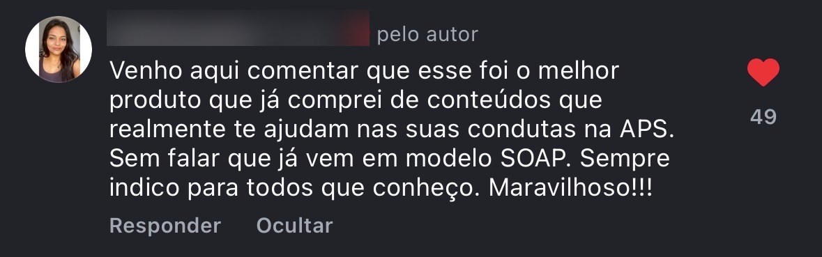Depoimento — melhor produto que já comprei, em modelo SOAP